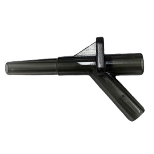 SPOUT 130 DEG 1/4" ZML PC SMOKED