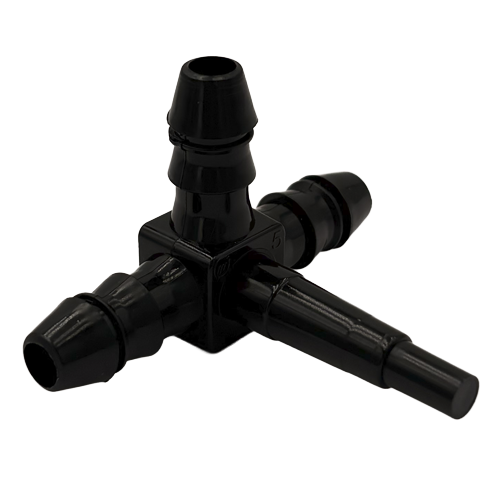 TEE-PLUG PLASTECH 3ST, BLACK