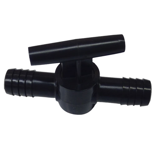 VALVE BUTTERFLY 3/4" BLACK PLASTIC
