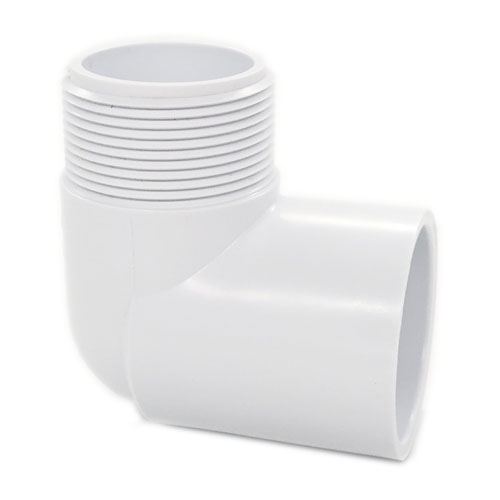 PVC40 ELBOW 90 DEGREES MPT X SLIP