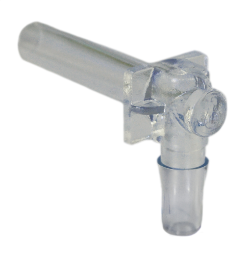 SPOUT 5/16" LONG ELBOW WD ZML PC CLEAR