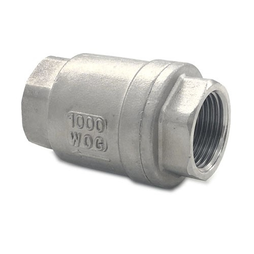STAINLESS STEEL HEXAGONAL SPRING CHECK VALVE