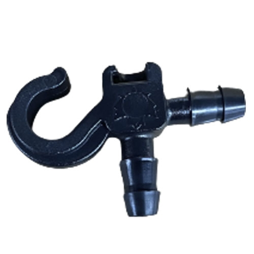 HOOK ELBOW TAXI 5/16" BLACK (BAG)