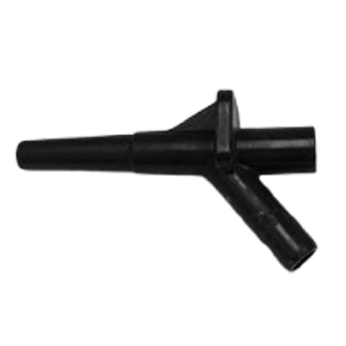 SPOUT 130 DEG 1/4" ZML BLACK NYLON