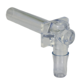 SPOUT 5/16" LONG ELBOW WD ZML PC CLEAR