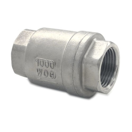 STAINLESS STEEL HEXAGONAL SPRING CHECK VALVE