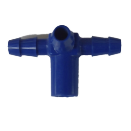 TEE-PLUG WITH CAP BLUE (BAG)