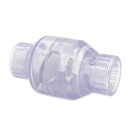 CLEAR PVC SLIP SWING CHECK VALVE