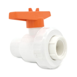 PVC40 THREADED SINGLE UNION VALVE
