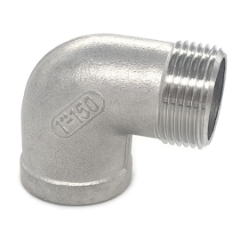 STAINLESS STEEL ELBOW 90 DEGREES MPT X FPT