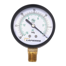 VACCUM GAUGE IN LEED FREE BRASS