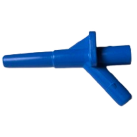 SPOUT 130 DEG 1/4" ZML BLUE NYLON