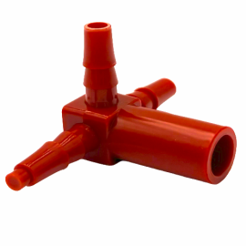 SHORT TEE-PLUG WITH CAP PLASTECH