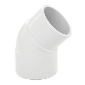 PVC40 ELBOW 45 DEGREES SPIG X SLIP