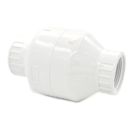 PVC40 THREADED SWING CHECK VALVE
